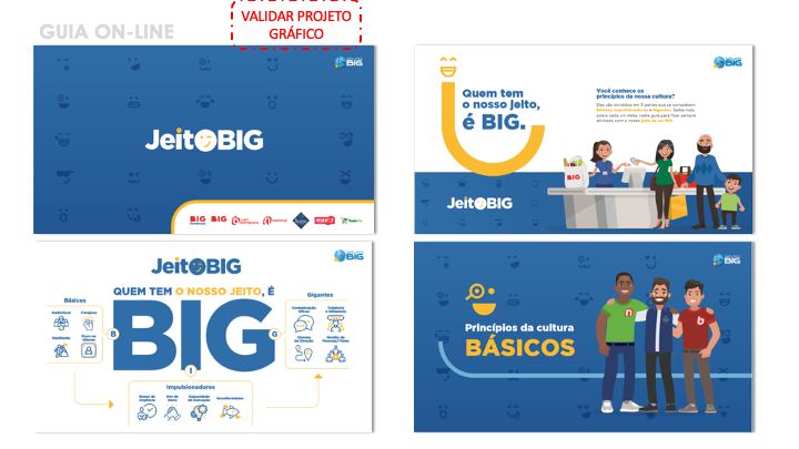 Peças da campanha Jeito Big, 2020